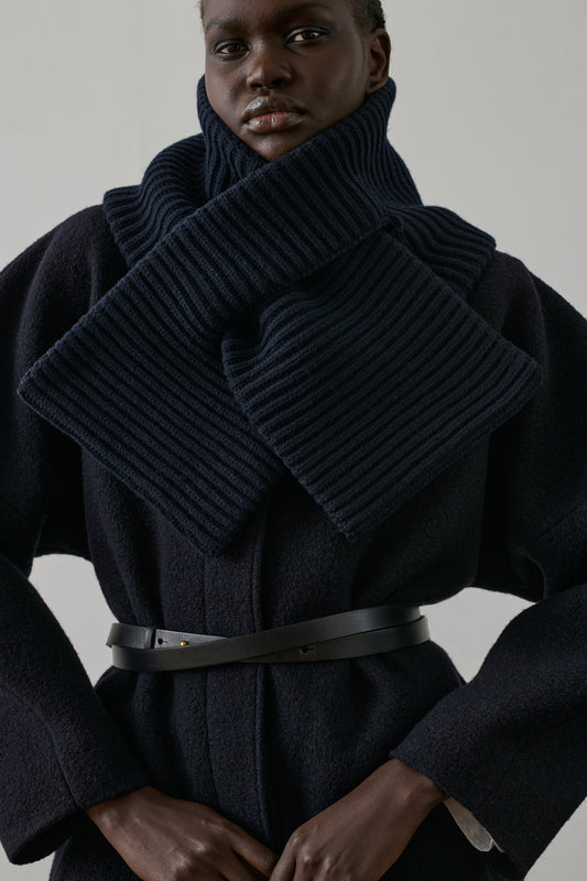 Echarpe Ginez - Navy - Laine - Femme