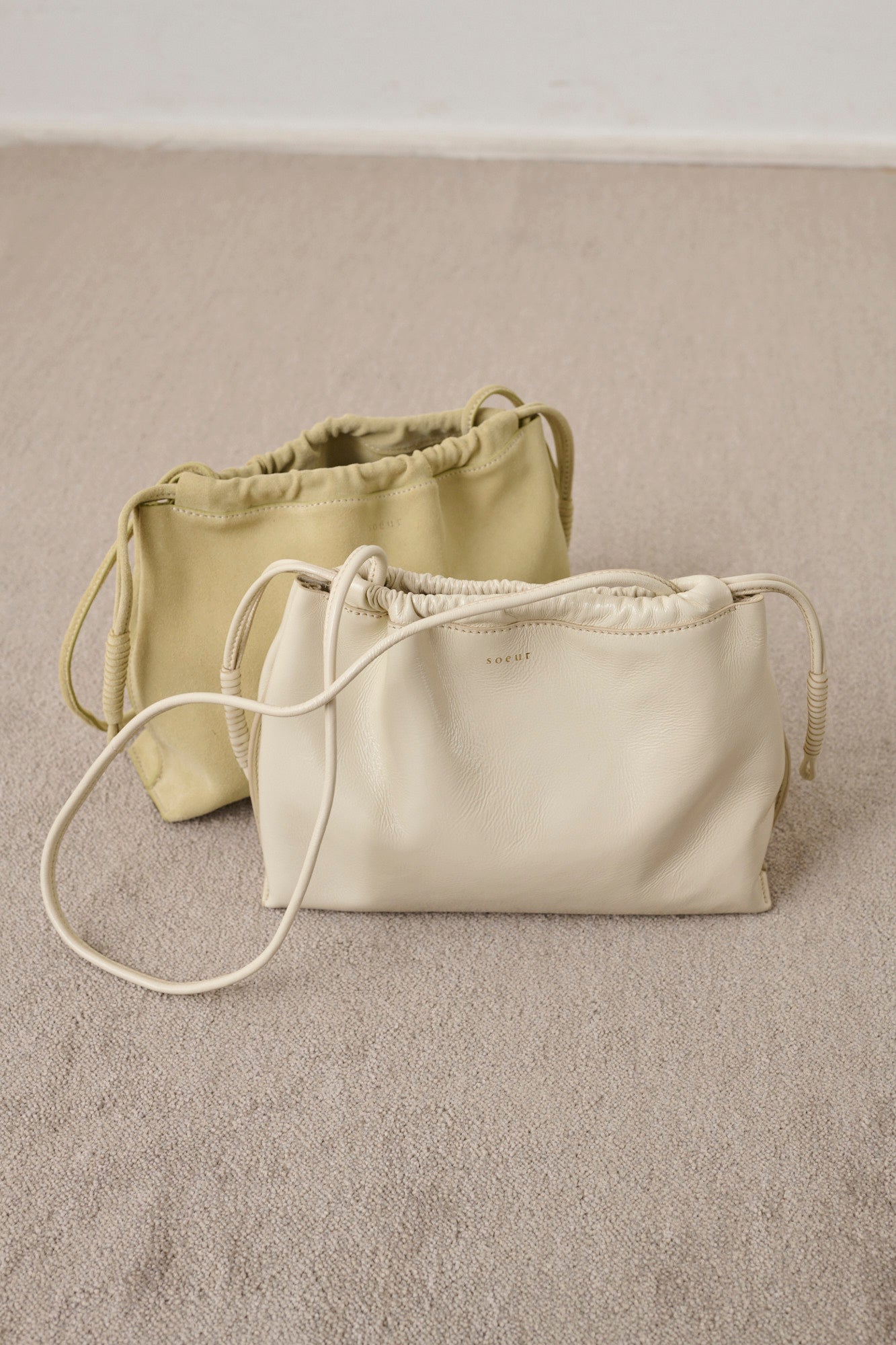 Sac Suzette - Ivoire - Cuir - Femme