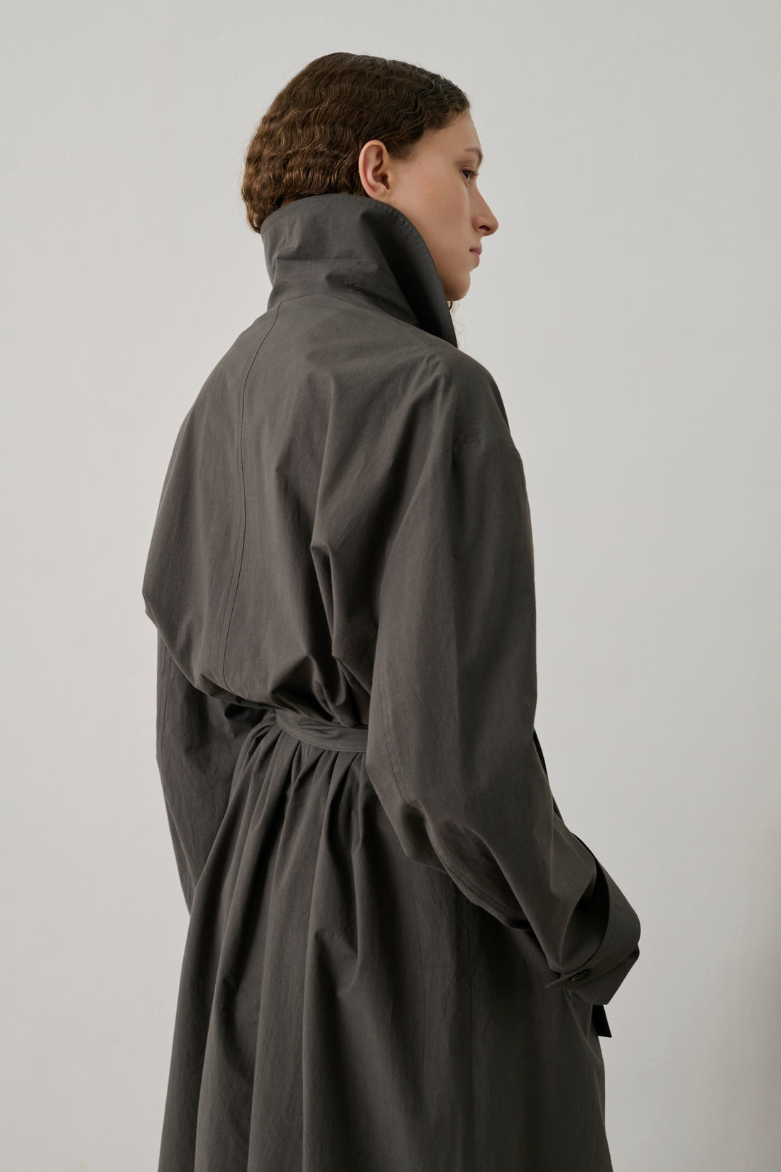 Trench Helio - Anthracite Foncé - Coton - Femme