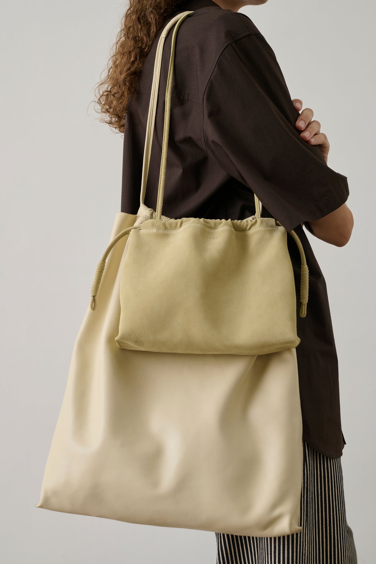 Sac Suzette - Sable - Cuir - Femme vue 2
