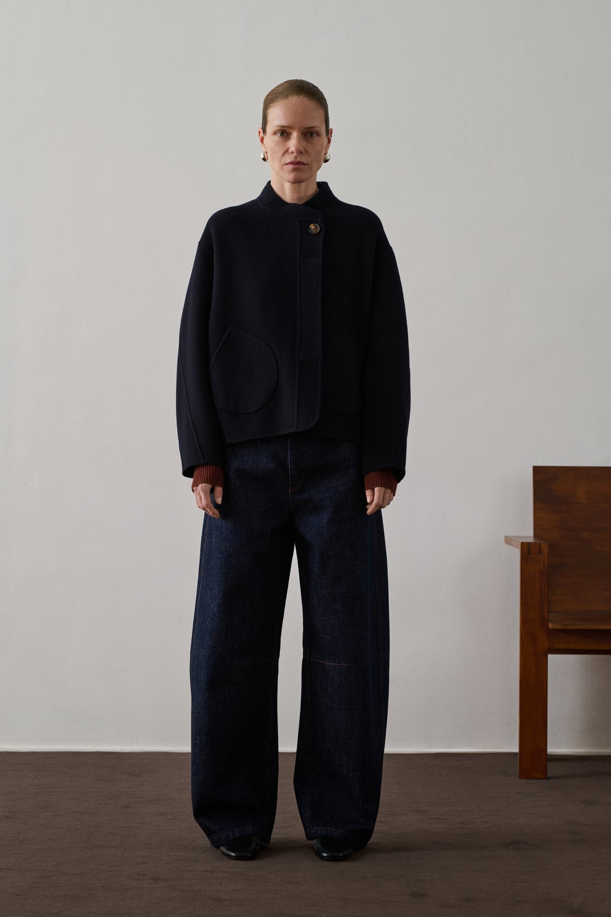 Manteau Windsor - Deep Navy - Laine - Femme vue 5