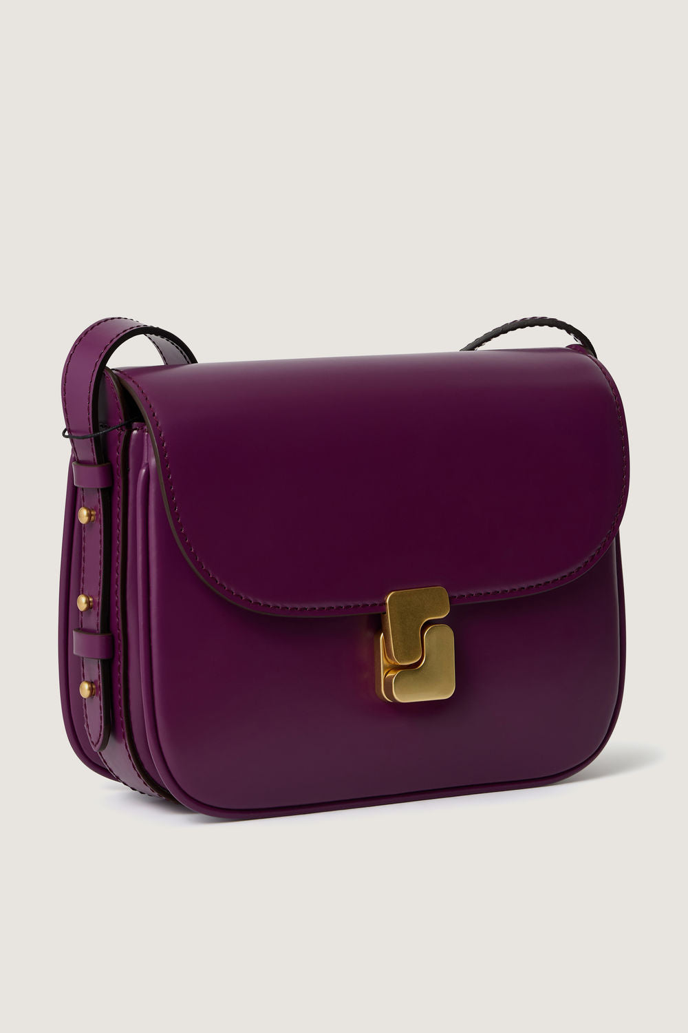 Sac Bellissima Mini - Pourpre - Cuir - Femme